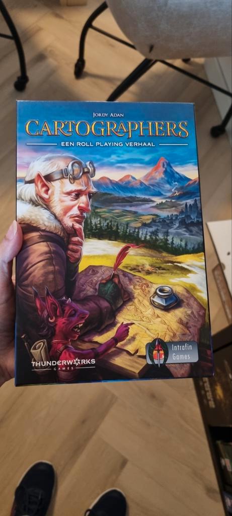 Cartographers - Een Roll Playing Verhaal, Hobby en Vrije tijd, Gezelschapsspellen | Bordspellen, Zo goed als nieuw, Een of twee spelers