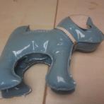 Grijs vinyl plastic hondje, Ophalen of Verzenden