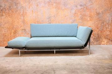Als NIEUW! blauwe stoffen Dema Rataplan design (slaap)bank beschikbaar voor biedingen