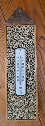 Insectenhotel, bijenhotel met thermometer, model Gall&Gall, Ophalen of Verzenden, Zo goed als nieuw