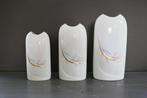 Vintage set 3 vazen Vohenstrauss Johann Seltmann porselein, Verzenden