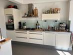 Keuken (zelf uit te halen) fornuis, afzuigkap en quooker, Ophalen, Gebruikt, Beige, 200 cm of meer