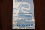 Yamaha YZ125 M/LC 1999 motorcycle service manual YZ 125, Ophalen of Verzenden, Yamaha