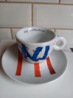 Illy art collection 2004 espresso kop en schotel, Ophalen of Verzenden, Zo goed als nieuw, Porselein