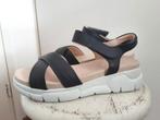 GERRY WEBER schoenen sandalen maat 40 donkerblauw, Blauw, Zo goed als nieuw, Gerry weber, Sandalen of Muiltjes