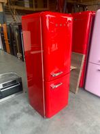 Rode Smeg Koelkast met Vriesvak, Bella, 200 liter of meer, 60 cm of meer, Zo goed als nieuw