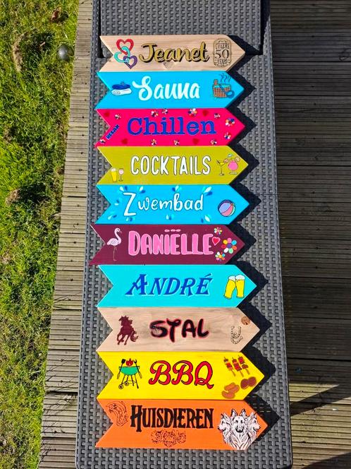 TUINTREND!!!! ibiza tiki carribean grieks strand tuinborden, Tuin en Terras, Tuinwanddecoratie, Nieuw, Ophalen of Verzenden