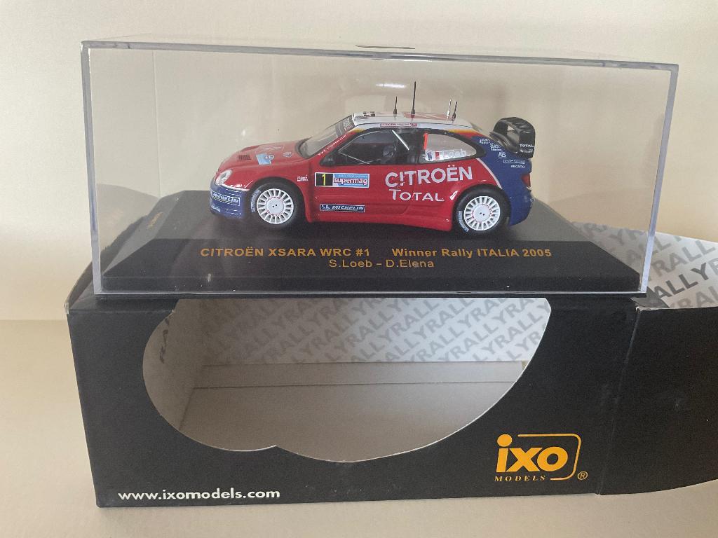 IXO Citroën Xsara WRC#1 Loeb/Elena Winner Rally Italia 2005, Ophalen of Verzenden, Zo goed als nieuw, Auto, Overige merken