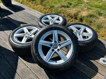 Leuk setje Audi velgen! 16” Zo goed als nieuwe all seasons! beschikbaar voor biedingen
