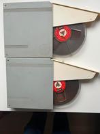 Bandrecorder tapes incl 2 opbergboxen., Ophalen of Verzenden
