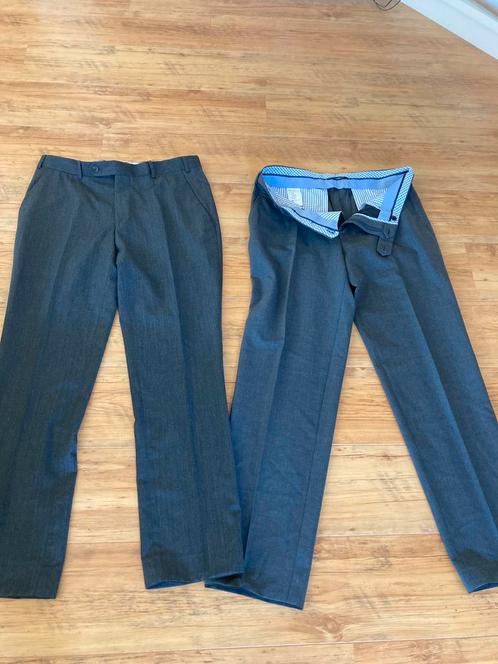 HEREN PANTALON NIEUW 2 STUKS GRIJS MAAT 50, Kleding | Heren, Broeken en Pantalons, Nieuw, Maat 48/50 (M), Grijs, Ophalen of Verzenden