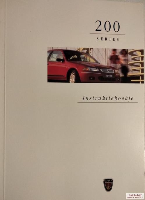 Handboek Rover 200 serie Instructieboekje RCL0236DUT, Auto diversen, Handleidingen en Instructieboekjes, Ophalen of Verzenden