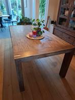 Eettafel acacia hout 100190 cm 77 hoog, Huis en Inrichting, Ophalen, Gebruikt, Industrieel landelijk, 50 tot 100 cm