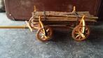 Antieke vintage wagen speelgoed bosbouw kar, Ophalen of Verzenden