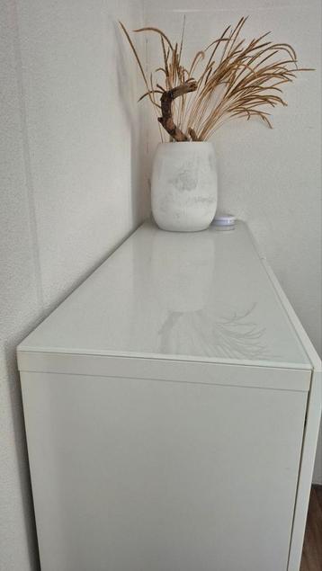 Ikea Besta kast, 120x128, hoogglans wit - afbeelding 2