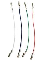 naaldkop headshell bedrading set 4 stuks / nieuw, Ophalen of Verzenden, Nieuw, Platenspeler-onderdeel