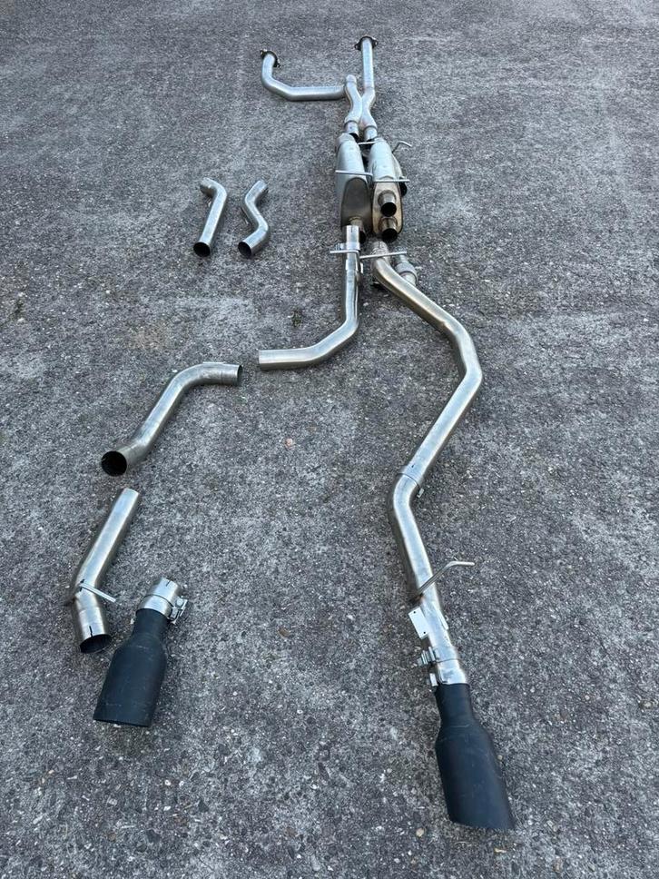 NAP dodge ram trx kleppensysteem compleet met sierstukken, Auto-onderdelen, Uitlaatsystemen, Dodge, Nieuw, Ophalen of Verzenden