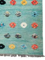Handgeknoopt Afghaans wol Kelim tapijt Yasmoon Aqua 177x235, Huis en Inrichting, Stoffering | Tapijten en Kleden, 200 cm of meer
