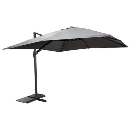 Sens-Line - Barbados Parasol - 3x3m - Grijs, Tuin en Terras, Tuinmeubel-accessoires, Nieuw, Ophalen