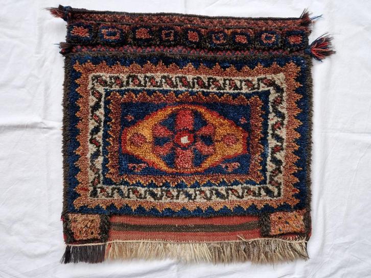 Handgeknoopt Perzisch wandkleed Kurdistan, Huis en Inrichting, Stoffering | Tapijten en Kleden, Gebruikt, 50 tot 100 cm, 50 tot 100 cm