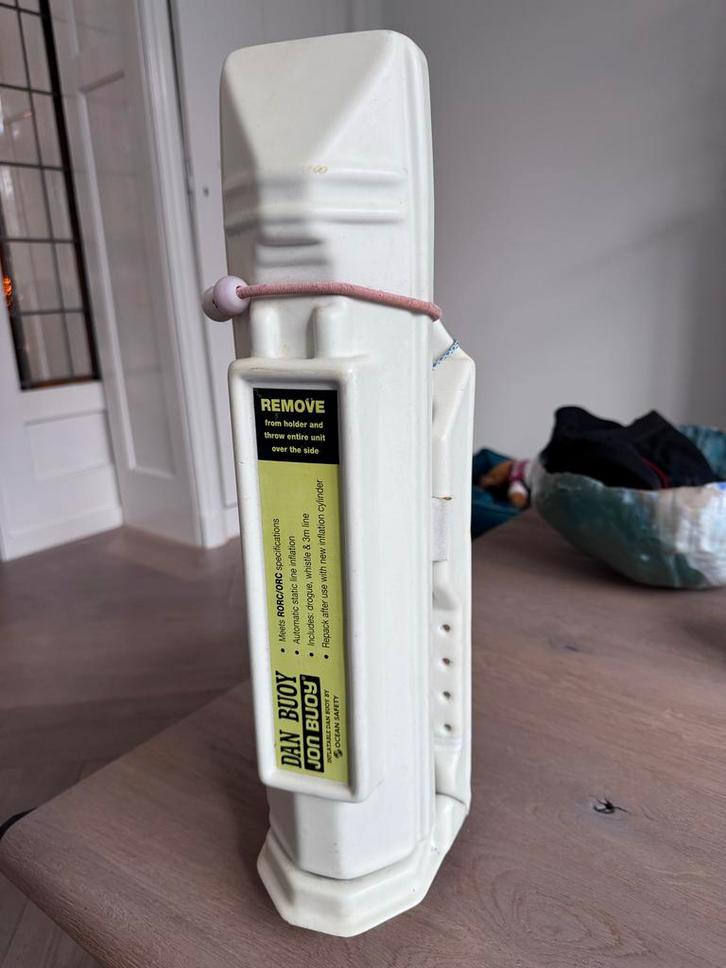 Dan Buoy Opblaasbare Reddingsboei, Watersport en Boten, Accessoires en Onderhoud, Gebruikt, Overige typen, Ophalen of Verzenden