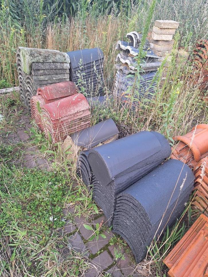 nokvorsten, nokpannen, vorstpannen, Doe-het-zelf en Verbouw, Dakpannen en Dakbedekking, Dakpannen, Steen of Klei, Rood, Minder dan 5 m²