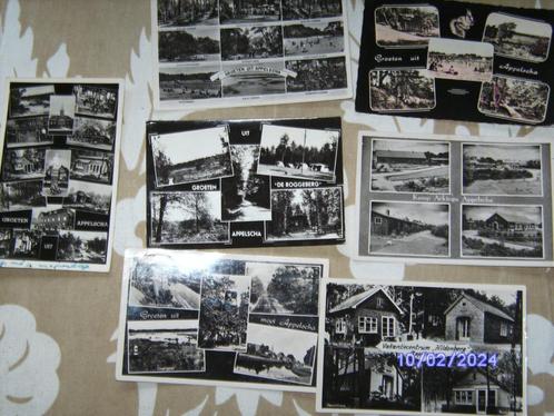 7 ansichtkrt Appelscha Roggeberg Aekinga Hildenberg 1960 ev, Verzamelen, Ansichtkaarten | Nederland, Gelopen, Friesland, 1960 tot 1980