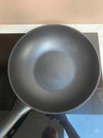 Wokpan blokker diameter 28cm weinig gebruikt, Huis en Inrichting, Keuken | Potten en Pannen, Ophalen, Zo goed als nieuw, Wok