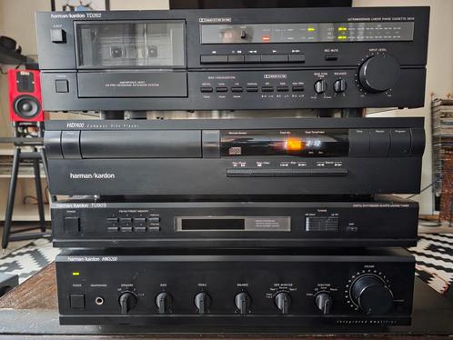 Harman Kardon HK6200,HD7400,TD262,TU909 4 delige set, Audio, Tv en Foto, Stereo-sets, Gebruikt, Cassettedeck, Cd-speler, Tuner of Radio