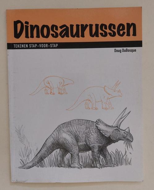 Dinosaurussen tekenen stap-voor-stap, Doug DuBosque, Boeken, Hobby en Vrije tijd, Zo goed als nieuw, Tekenen en Schilderen, Ophalen of Verzenden