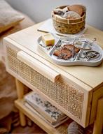 Bloomingville bijzettafel Manon Naturel, Ophalen, Zo goed als nieuw, Hout, Minder dan 55 cm