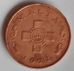 Italie 1972 Malta munt,  1 cent, volgnr 156, Ophalen of Verzenden, Malta, 20 cent, Losse munt