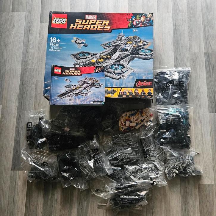 Lego Marvel Super Heroes 76042 - The Shield Helicarrier, Kinderen en Baby's, Speelgoed | Duplo en Lego, Zo goed als nieuw, Ophalen of Verzenden