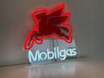 Mobilgas reclame NeoN verlichting, Gebruikt, Lichtbak of (neon) lamp, Ophalen of Verzenden, Nvt