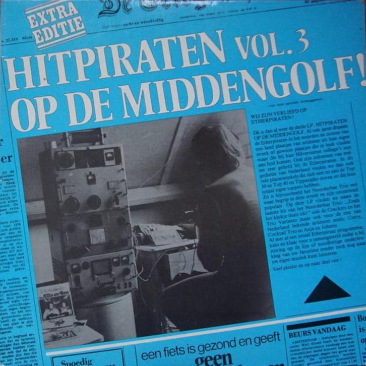Piraten L.P. (1978) : Hitpiraten op de Middengolf deel 3., Cd's en Dvd's, Vinyl | Nederlandstalig, Gebruikt, Levenslied of Smartlap