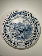 Zomer - Delfts Blauw Bord - Koninklijke Goedewaagen, Antiek en Kunst, Antiek | Wandborden en Tegels, Ophalen of Verzenden