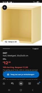 Eket Ikea Kast Bleekgeel, Huis en Inrichting, Kasten | Overige, Ophalen, Zo goed als nieuw