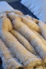 Echte vintage bontjas vos real fur, Kleding | Dames, Jassen | Winter, Maat 38/40 (M), Ophalen of Verzenden, Wit, Zo goed als nieuw