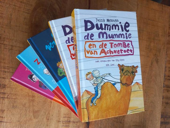 Serie Tosca Menten kinderboeken Dummie de Mummie, Boeken, Humor, Zo goed als nieuw, Verhalen, Ophalen of Verzenden