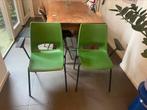 Vintage stoelen groen Philippus Potter voor Ahrend de Cirkel, Huis en Inrichting, Stoelen, Ophalen, Gebruikt, Overige kleuren