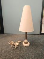 Stijlvolle Tafellamp met Marmeren Voet – Tijdloze Elegantie, Ophalen, Zo goed als nieuw, Minder dan 50 cm