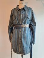 oversized mega grote jeans jas lang unisex DOLLYWOOD blauw, Kleding | Dames, Ophalen of Verzenden, Zo goed als nieuw, Maat 46/48 (XL) of groter