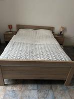 Houten Ledikant 140x200, Ophalen, Gebruikt, Tweepersoons