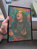Billie Eilish (Graffiti Style) Ingelijste Poster, Bryanbaartmans@outlook.com, Nieuw, BryanDesign, Ophalen of Verzenden