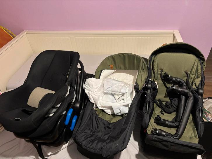 Tweeling kinderwagen, Kinderen en Baby's, Kinderwagens en Combinaties, Gebruikt, Kinderwagen, Overige merken, Duowagen, Ophalen