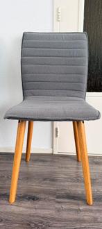 Eetkamerstoelen 6 - grijs, Huis en Inrichting, Ophalen, Gebruikt, Vijf, Zes of meer stoelen, Stof
