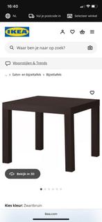 Ikea zwarte bijzettafel, Huis en Inrichting, Tafels | Bijzettafels, 45 tot 60 cm, Minder dan 55 cm, Ophalen of Verzenden, Zo goed als nieuw
