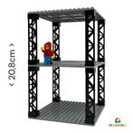 LEGO Compatibel 3x Bouwplaat met 8x Pilaren set GRIJS, Kinderen en Baby's, Speelgoed | Duplo en Lego, Verzenden, Nieuw, Complete set