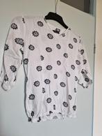 Mooie dames witte met print blouse Charcoal maat XL, Ophalen of Verzenden, Zo goed als nieuw, Maat 46/48 (XL) of groter, Wit