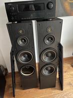 Denon versterker inc surround speakerset (infinity), Ophalen, Gebruikt, Denon, 120 watt of meer